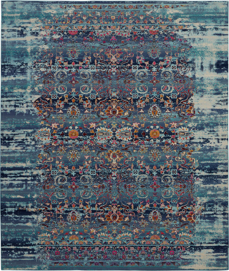 vintage kashan blue rug by nourison 99446455291 redo 1