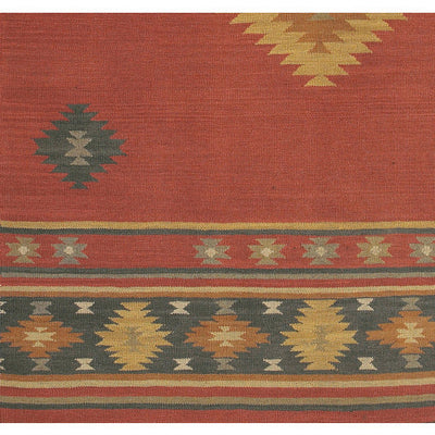 product image for Jewel Tone Wool Dark Red Rug Swatch Image 63