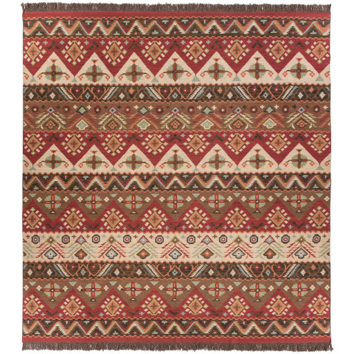 media image for Jewel Tone Wool Khaki Rug Flatshot 6 Image 257