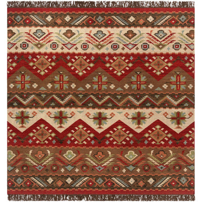 product image for Jewel Tone Wool Khaki Rug Flatshot 7 Image 21