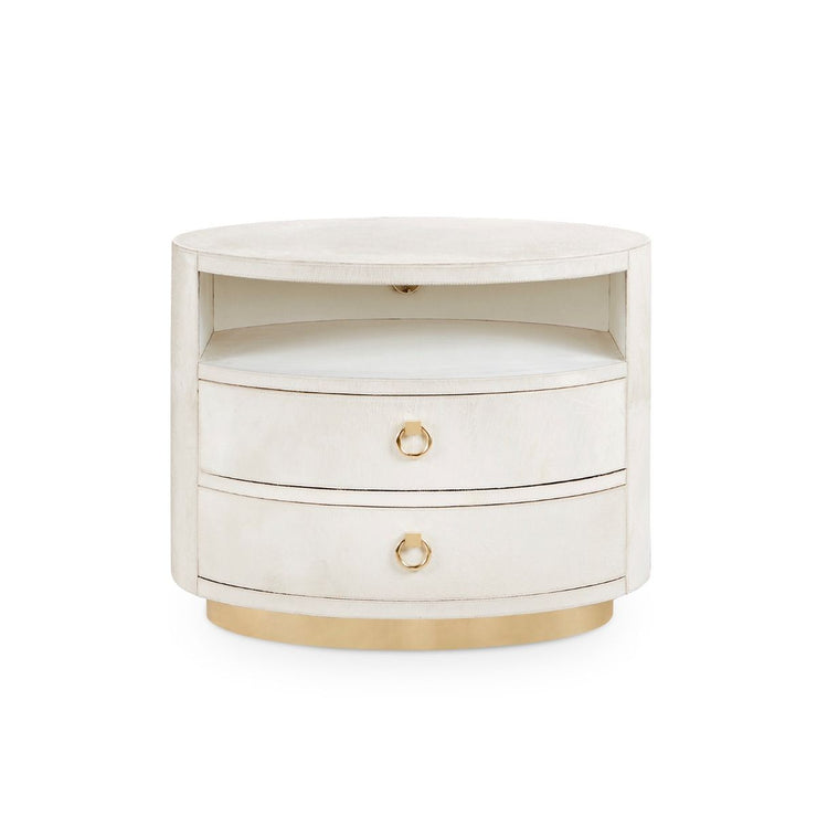 Julius 2-Drawer Side Table in Various Colors