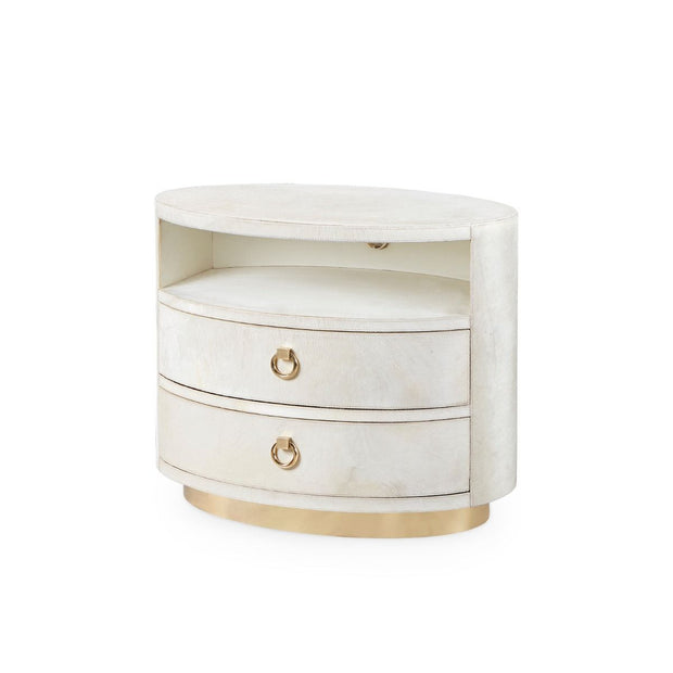 Julius 2-Drawer Side Table in Various Colors