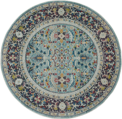 product image for ankara global teal multicolor rug by nourison 99446498366 redo 2 33