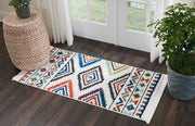 south western white rug by nourison nsn 099446401571 6
