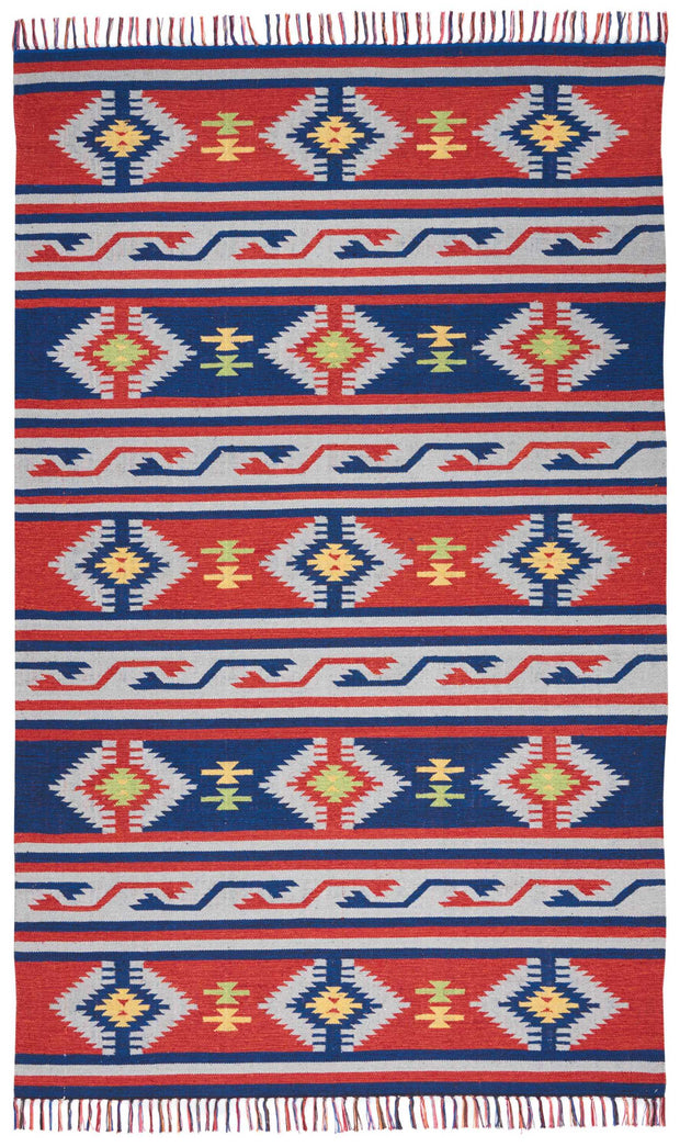 baja handmade blue red rug by nourison 99446395733 redo 1
