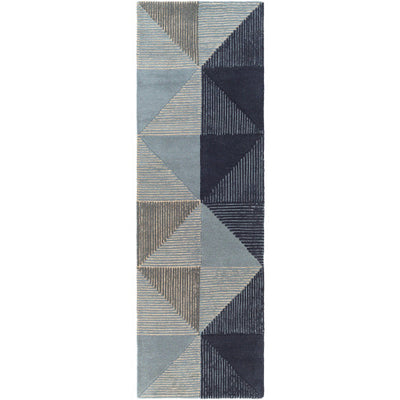 product image for Kennedy Wool Navy Rug Flatshot 3 Image 7