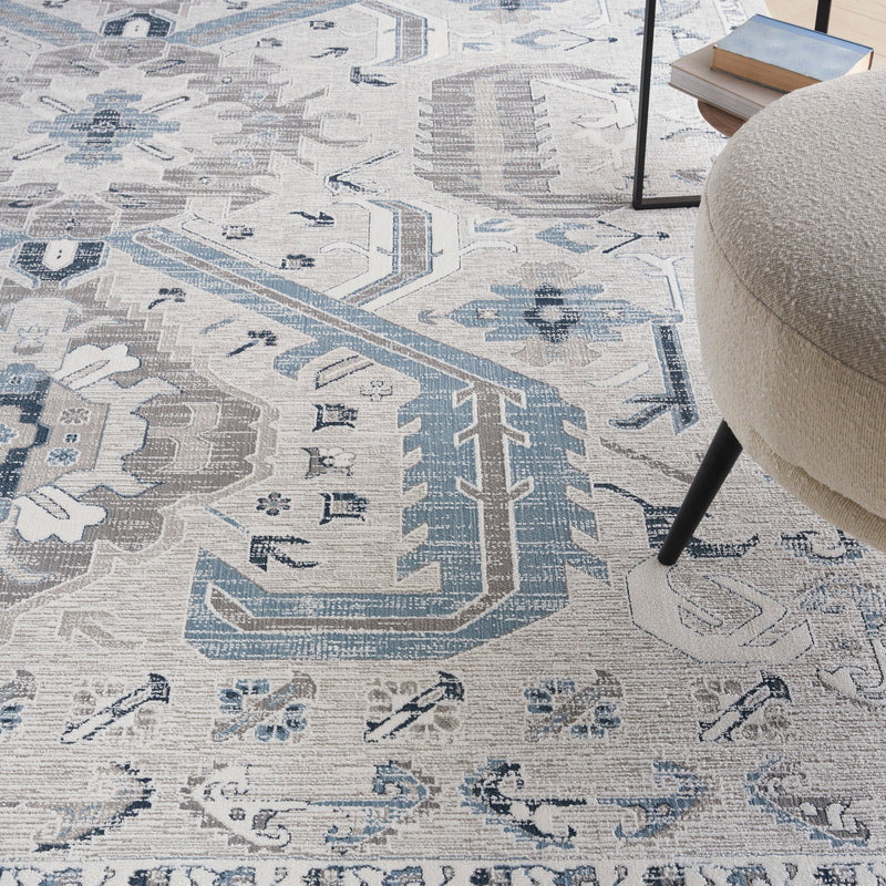 media image for lennox ivory grey rug by nourison 99446888242 redo 5 23