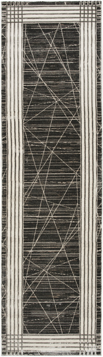 Nourison Home Desire Charcoal Silver Modern Rug By Nourison Nsn 099446128683 2
