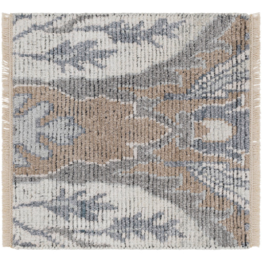 media image for Kushal Viscose Silver Gray Rug Flatshot 2 Image 28