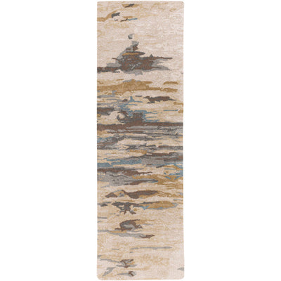 product image for Kavita Viscose Beige Rug Flatshot 3 Image 87