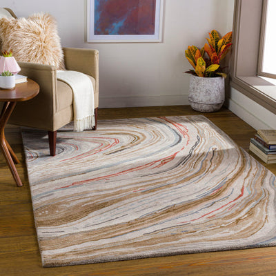 product image for Kavita Viscose Brown Rug Roomscene Image 63