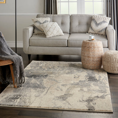 product image for fusion cream grey rug by nourison 99446488329 redo 6 86