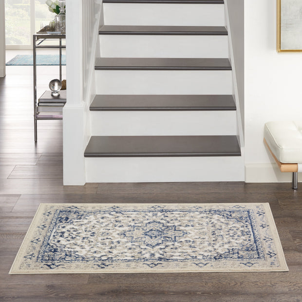 cyrus ivory navy rug by nourison nsn 099446843494 7