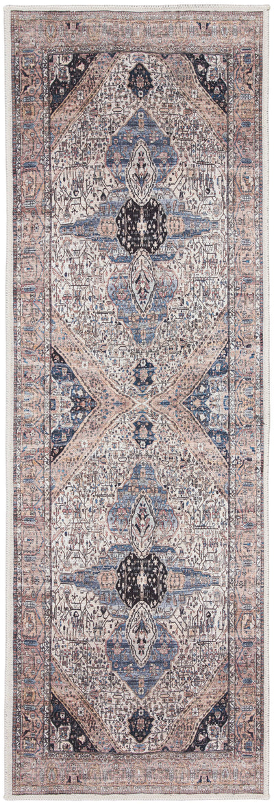 product image for grand washables ivory blue rug by nourison 99446110428 redo 6 6