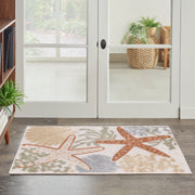 Aloha Indoor Outdoor Ivory Multicolor Rug By Nourison Nsn 099446920799 9