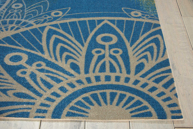 home garden blue rug by nourison nsn 099446337221 3