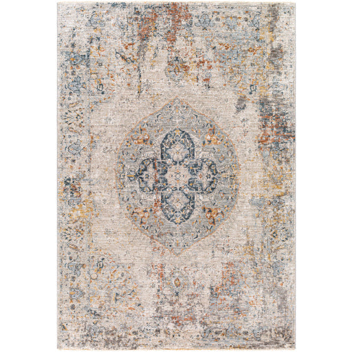 media image for Laila Burnt Orange Rug Flatshot Image 29