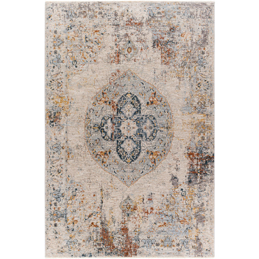 media image for Laila Burnt Orange Rug Flatshot 2 Image 278