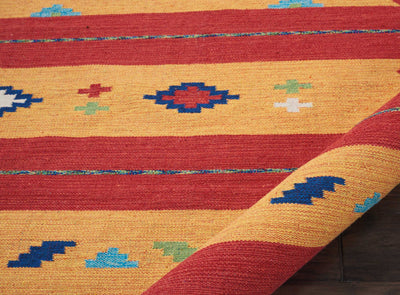 product image for baja handmade orange red rug by nourison 99446395559 redo 4 52