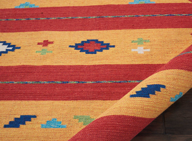 media image for baja handmade orange red rug by nourison 99446395559 redo 4 22