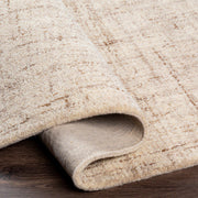 Lucca Wool Tan Rug Fold Image