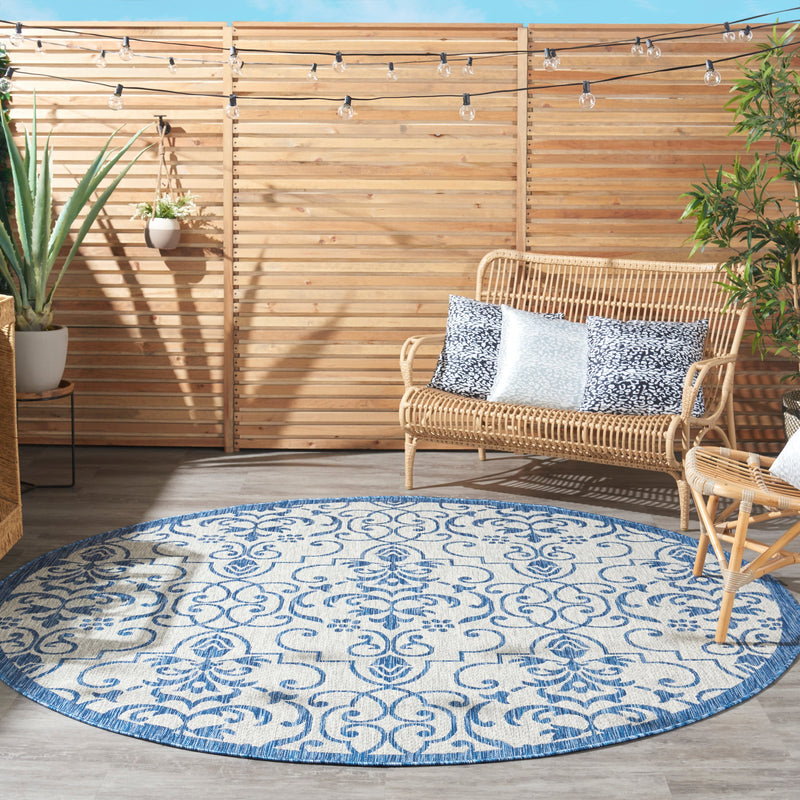 media image for country side ivory blue rug by nourison 99446808165 redo 9 230