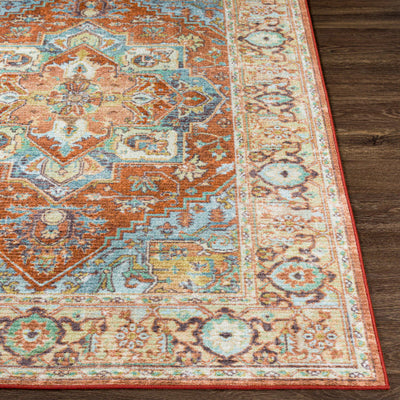 product image for Leicester Orange Rug Front Image 35