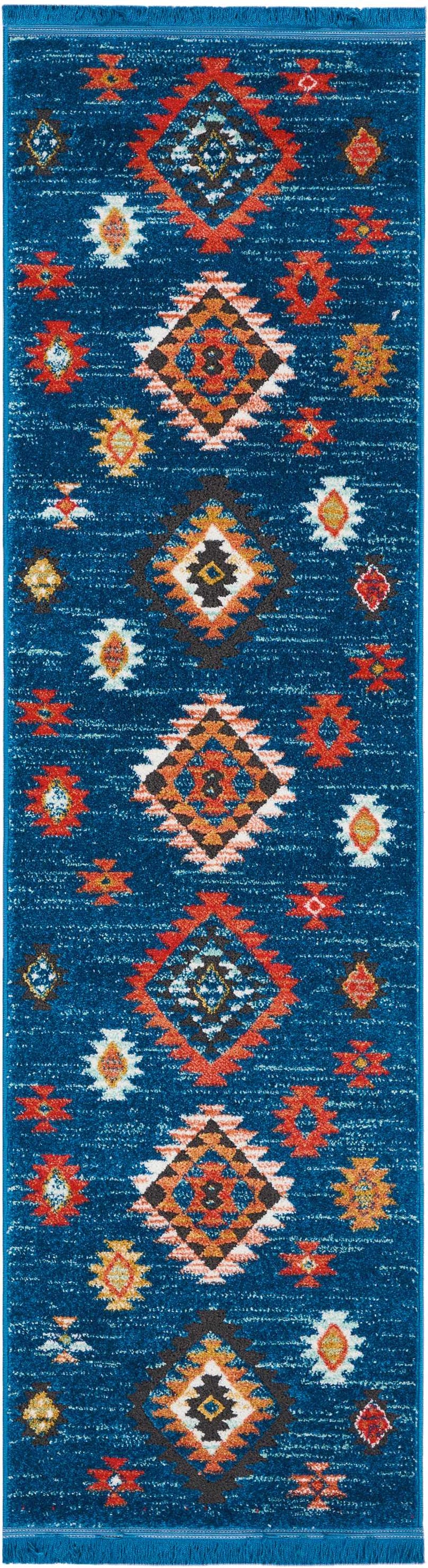 media image for south western blue rug by nourison nsn 099446401694 2 241