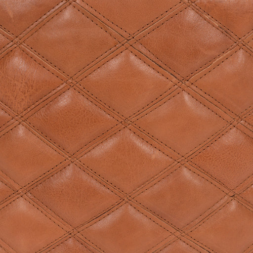 media image for Lance Leather Black Pouf Texture Image 277