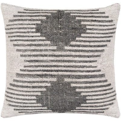 product image of Lewis Viscose Charcoal Pillow Flatshot Image 512