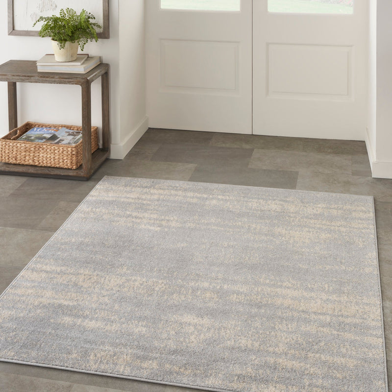 media image for Nourison Home Nourison Essentials Grey Beige Modern Rug By Nourison Nsn 099446149008 18 280