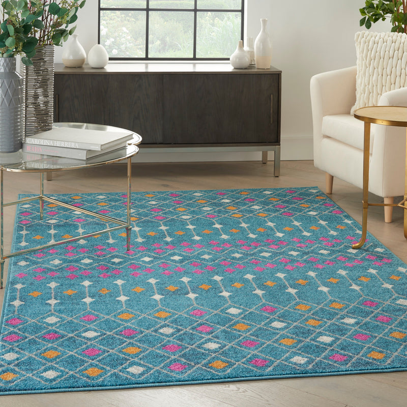 media image for passion blue multicolor rug by nourison nsn 099446802941 8 22