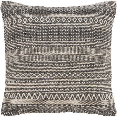 product image for Leif Wool Charcoal Pillow Flatshot Image 60