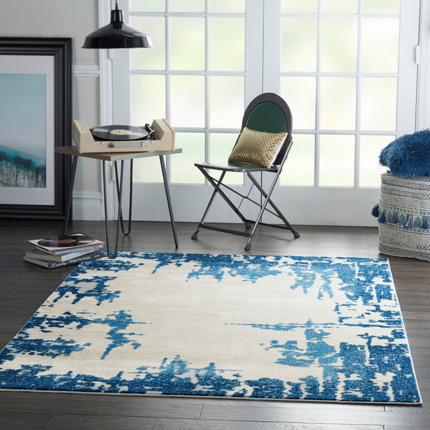etchings ivory blue rug by nourison 99446718464 8