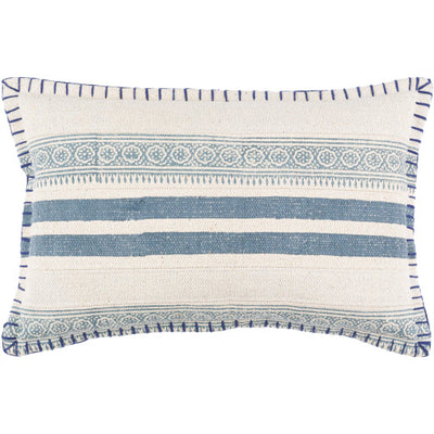 product image for Lola Cotton Navy Pillow Flatshot 3 Image 48