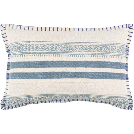 media image for Lola Cotton Navy Pillow Flatshot 3 Image 213