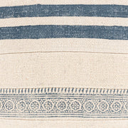 Lola Cotton Navy Pillow Texture 3 Image