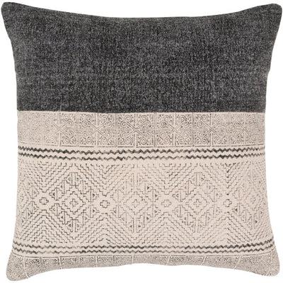 product image for Lola Cotton Black Pillow Flatshot Image 8