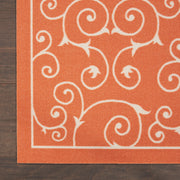 home garden orange rug by nourison nsn 099446112132 3