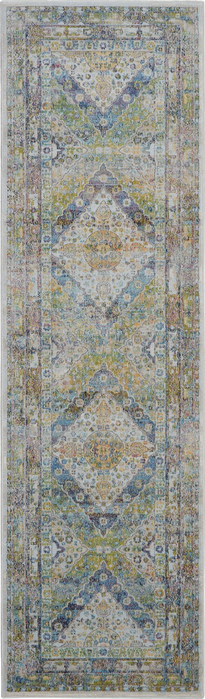 product image for ankara global blue green rug by nourison 99446457127 redo 3 17