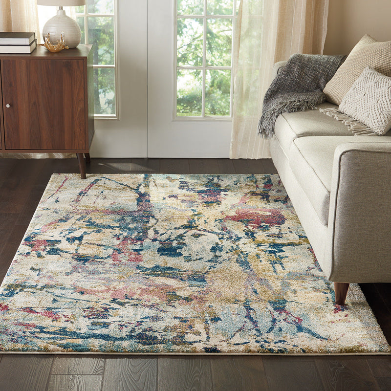 media image for fusion cream multicolor rug by nourison 99446317049 redo 8 257