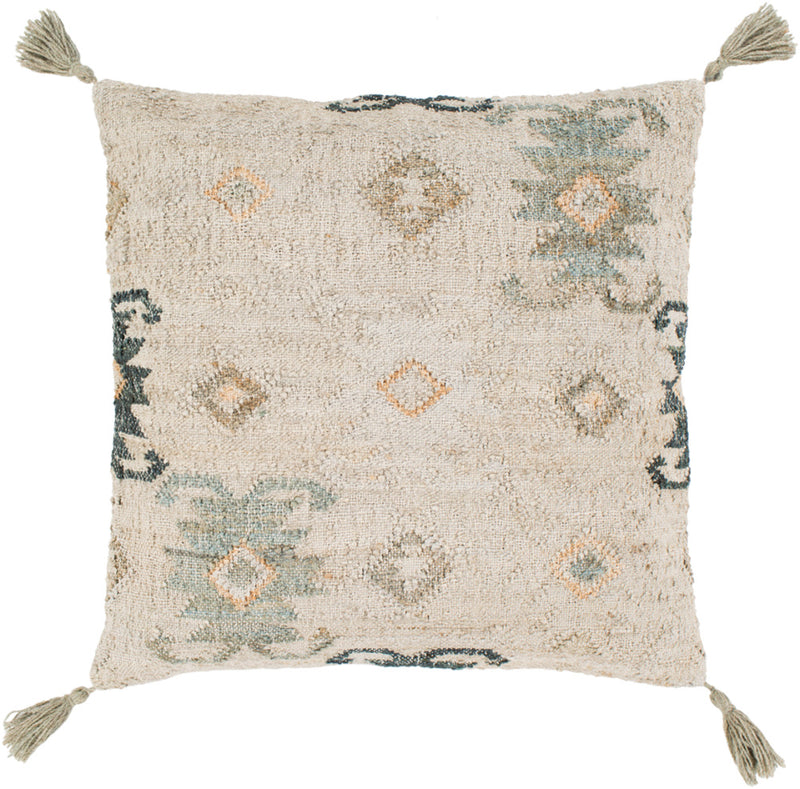 media image for Lenora Hand Woven Pillow in Khaki 288