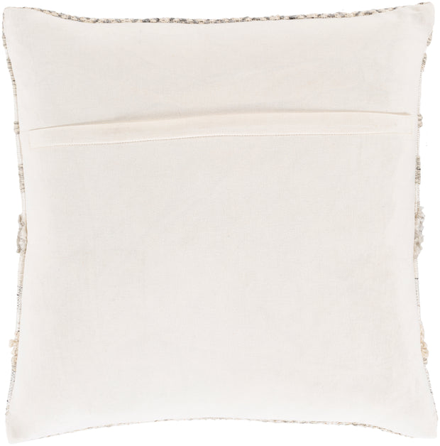 Lorens Woven Pillow in Cream & White