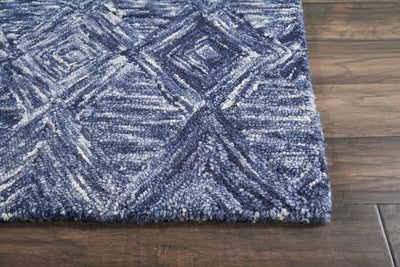 product image for linked hand tufted denim rug by nourison nsn 099446384218 3 45