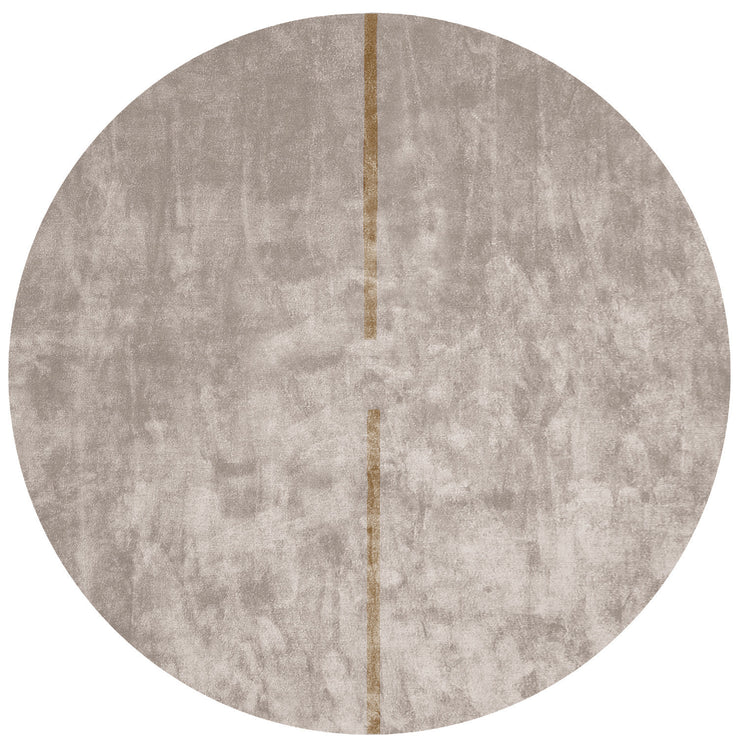 Lightsonic Hand Tufted Rug w/ Brown Stripe design by Second Studio