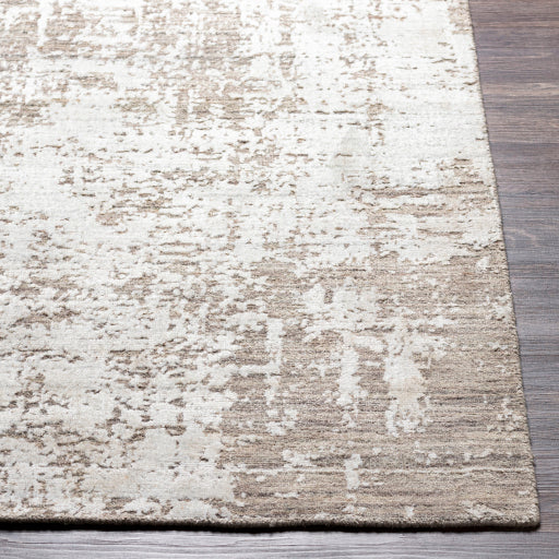 media image for Lucknow Viscose Light Gray Rug Front Image 280