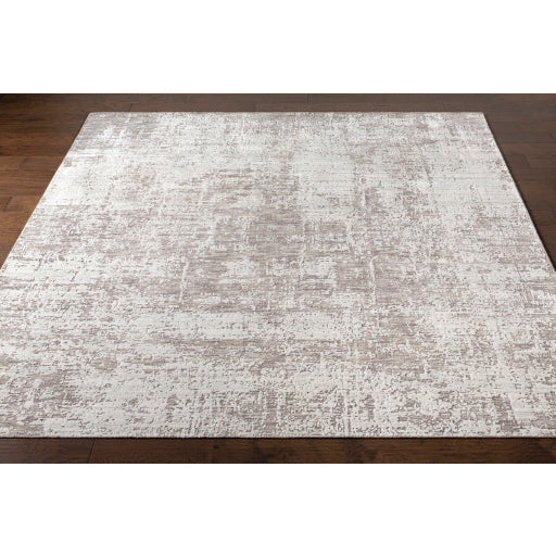 media image for Lucknow Viscose Light Gray Rug Corner Image 28