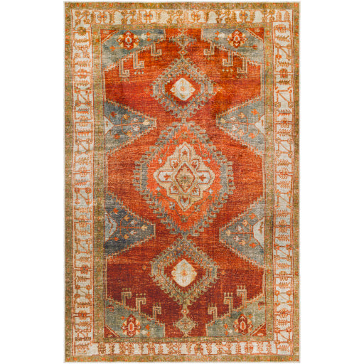 media image for Lavable Orange Rug Flatshot Image 230