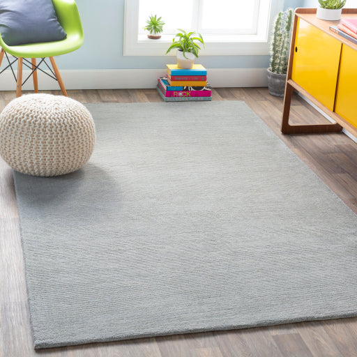 media image for Mystique Wool Medium Gray Rug Roomscene Image 299