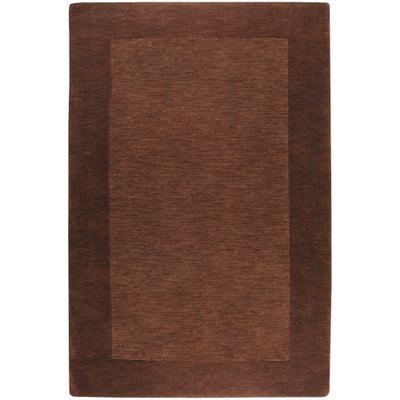 product image for Mystique Wool Dark Brown Rug Flatshot Image 19